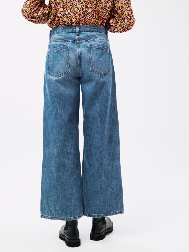 John Lewis ANYDAY Carpenter Denim Jeans, Ecru at John Lewis & Partners