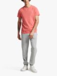 Superdry Organic Cotton Micro Embroidered T-Shirt, Coral Marl