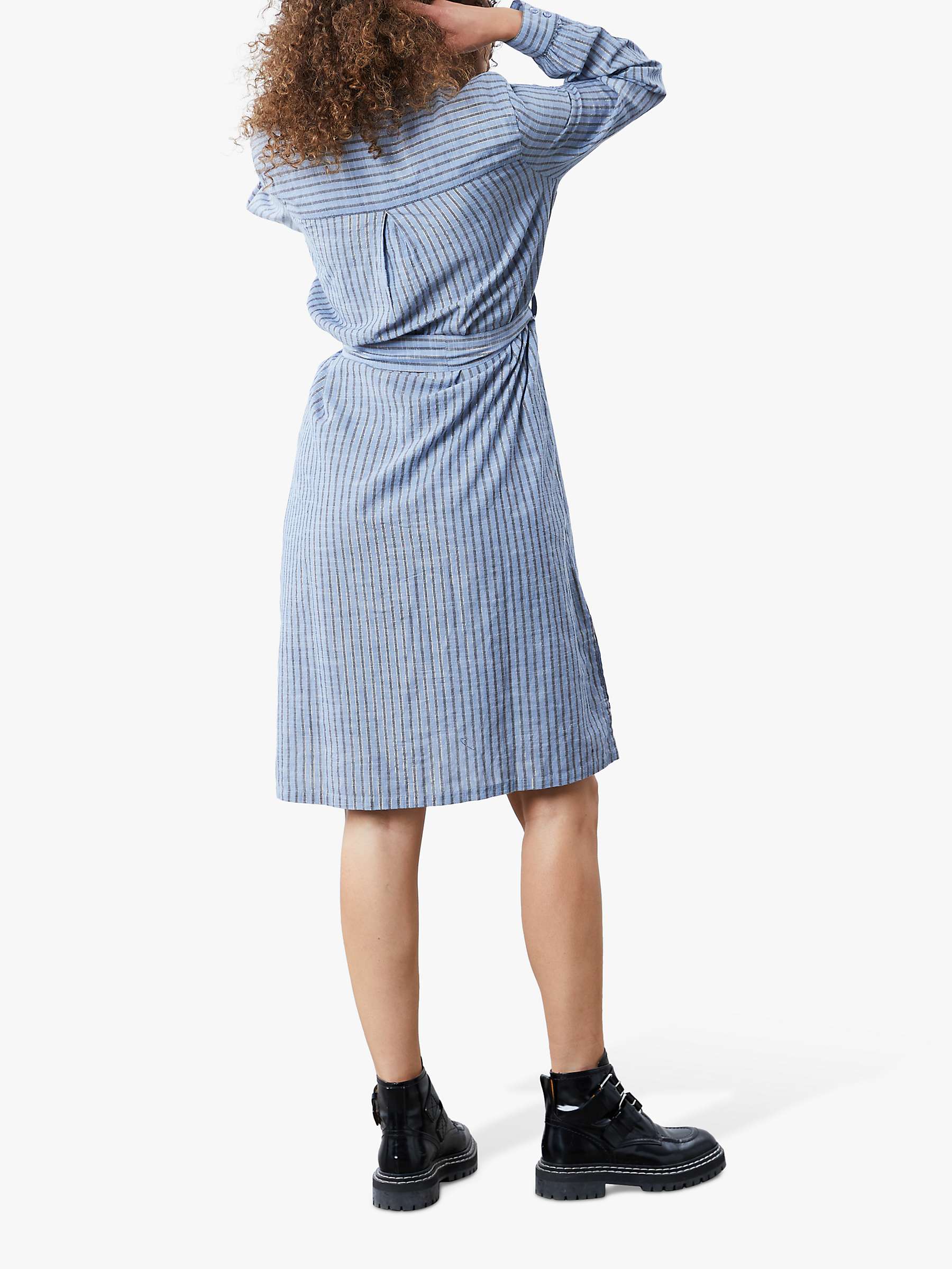 Buy Lollys Laundry Vega Stripe Shirt Dress, Blue Online at johnlewis.com