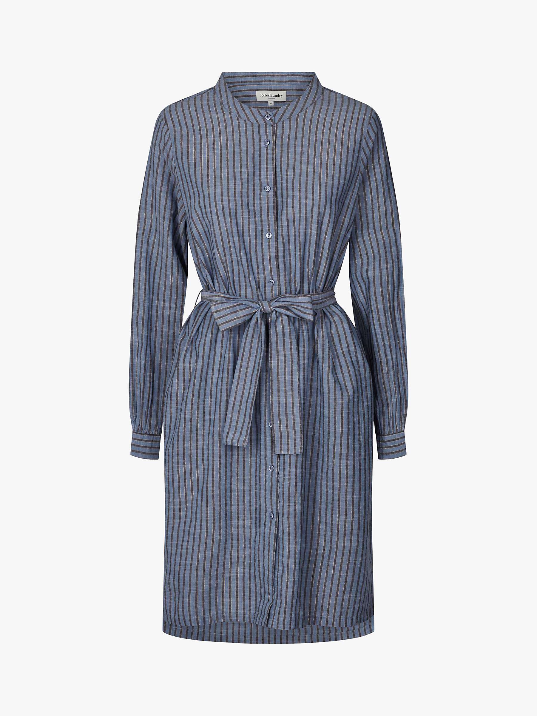 Buy Lollys Laundry Vega Stripe Shirt Dress, Blue Online at johnlewis.com