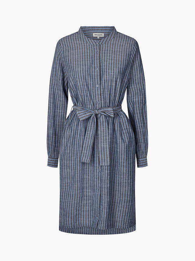 Lollys Laundry Vega Stripe Shirt Dress, Blue