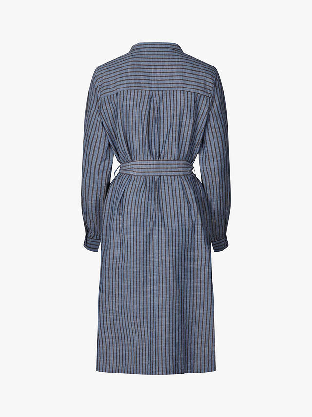 Lollys Laundry Vega Stripe Shirt Dress, Blue