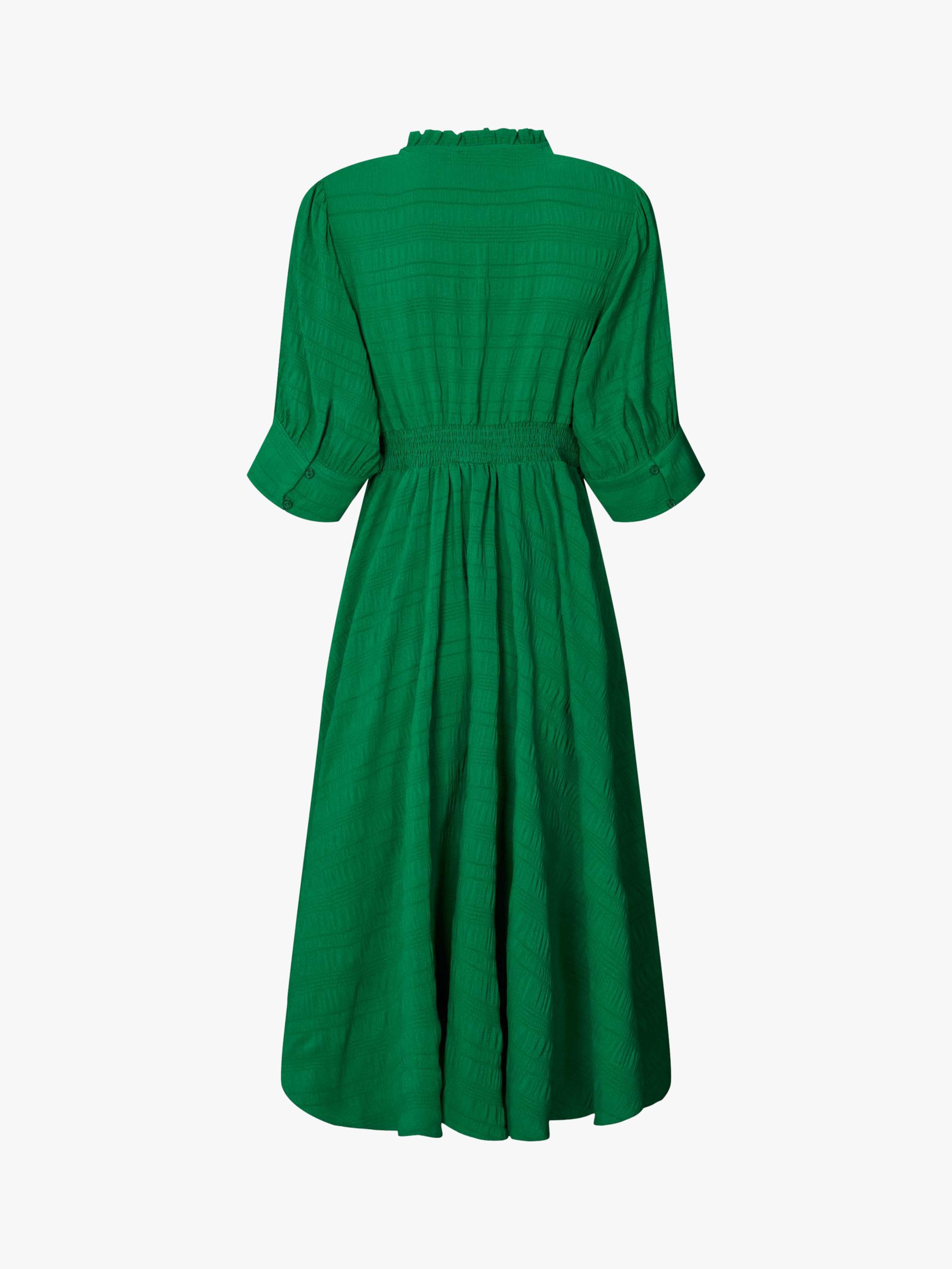 Lollys Laundry Boston Midi Shirt Dress, Green at John Lewis & Partners