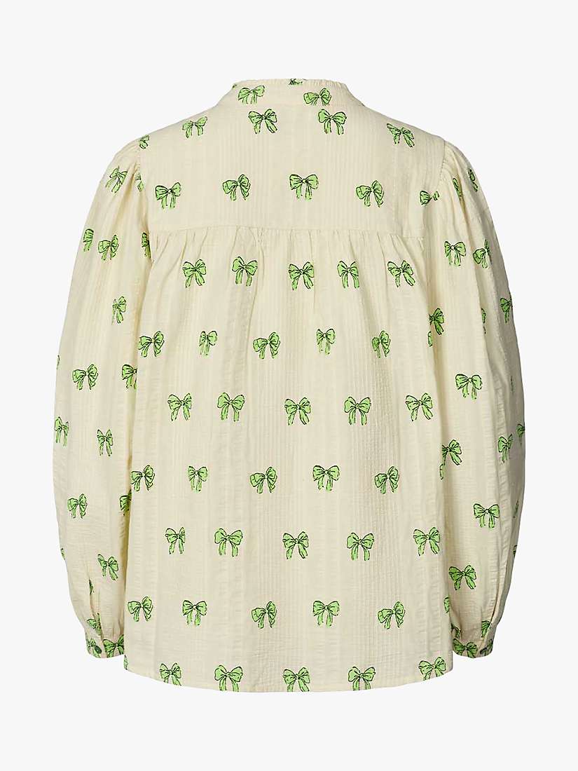 Buy Lollys Laundry Cara Volume Shirt, Neon Green Online at johnlewis.com