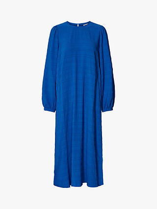 Lollys Laundry Lucas Corduroy Midi Dress, Blue