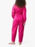 Lollys Laundry Yuko Cotton Relaxed Fit Jumpsuit, Neon Pink