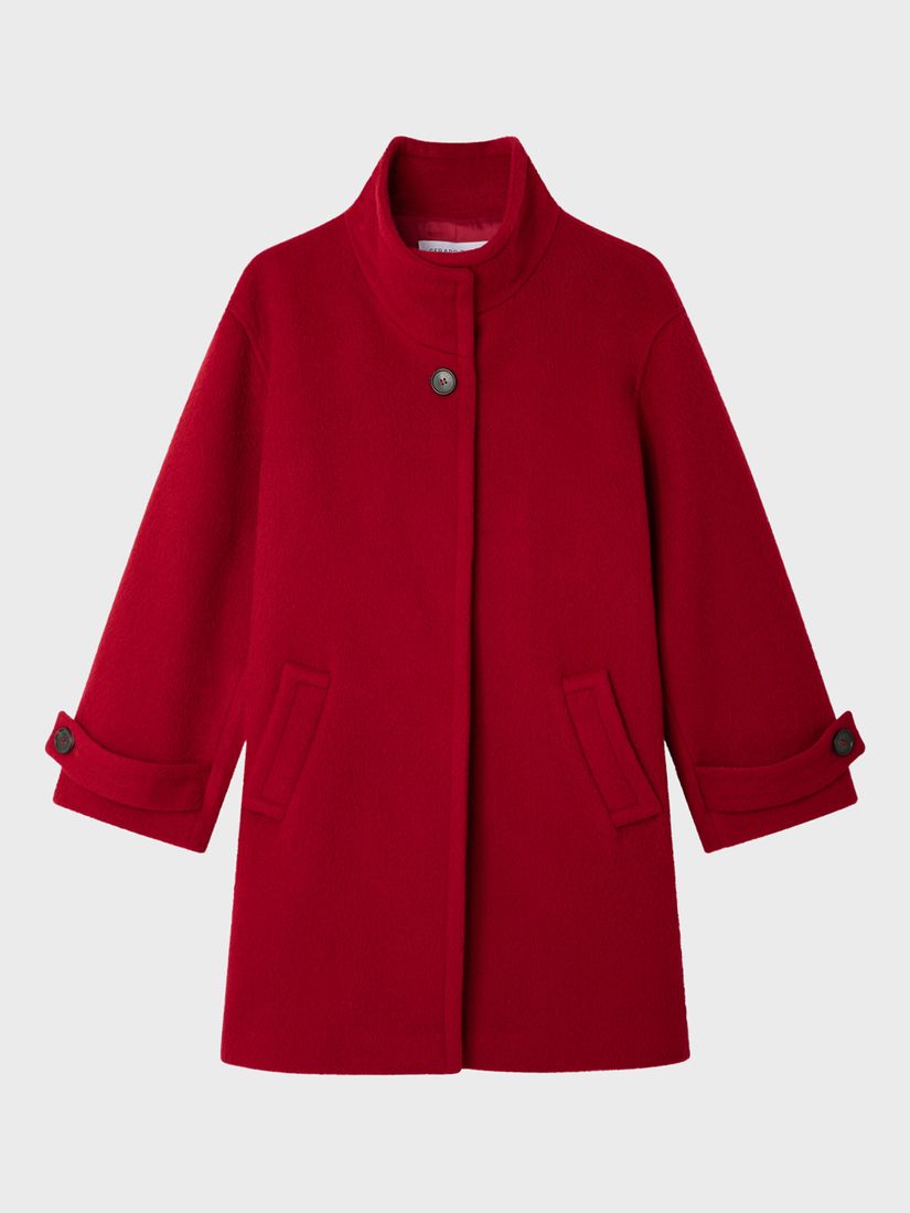 Gerard Darel Sofia Wool Blend Coat, Red