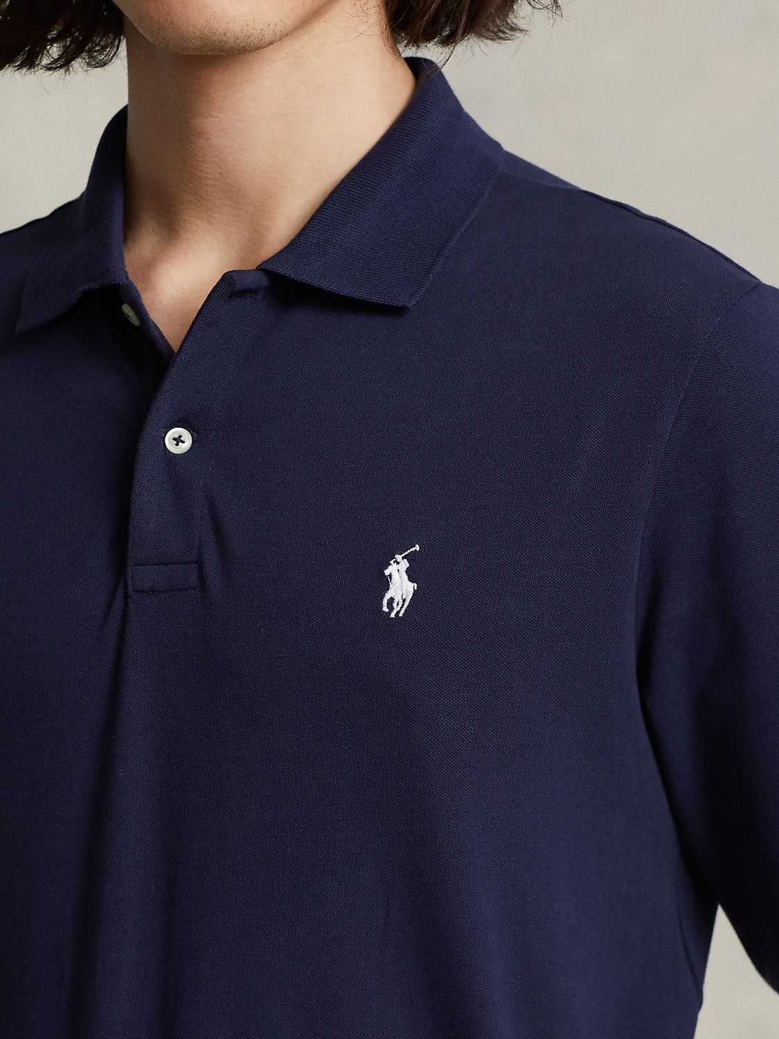 Polo Golf by Ralph Lauren Polo Shirt, French Navy at John Lewis & Partners