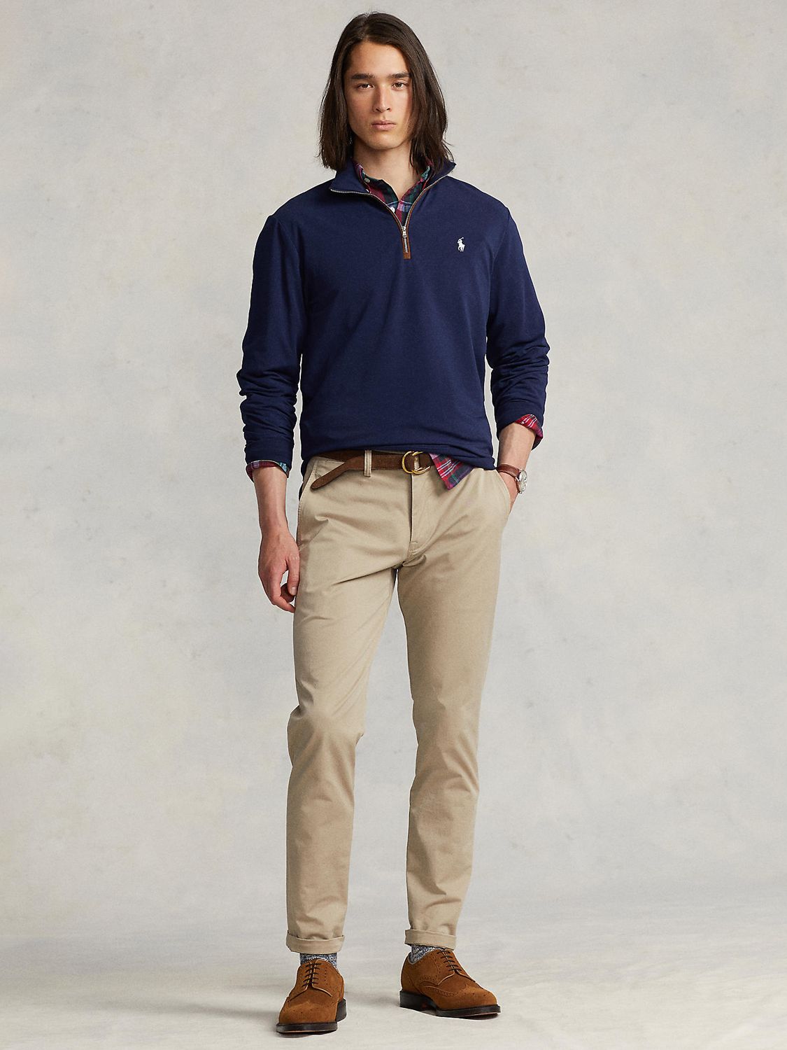 Polo Golf by Ralph Lauren Sweatshirt, French Navy at John Lewis & Partners