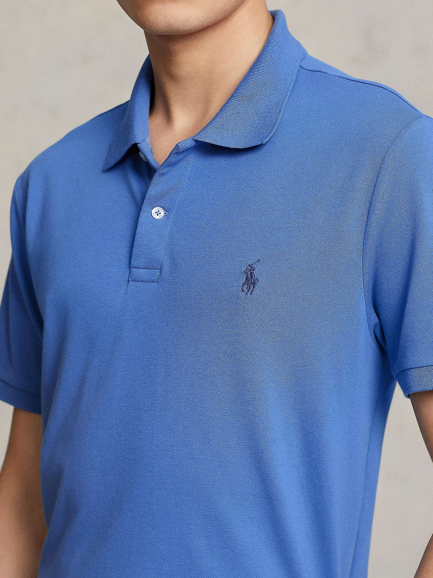 Polo Golf by Ralph Lauren Polo Shirt, Retreat Blue/c7998 at John Lewis ...