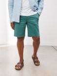 John Lewis Stretch Chino Shorts, Sea Pine