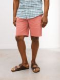 John Lewis Stretch Chino Shorts, Dusty Cedar