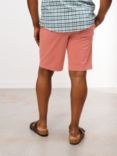 John Lewis Stretch Chino Shorts, Dusty Cedar