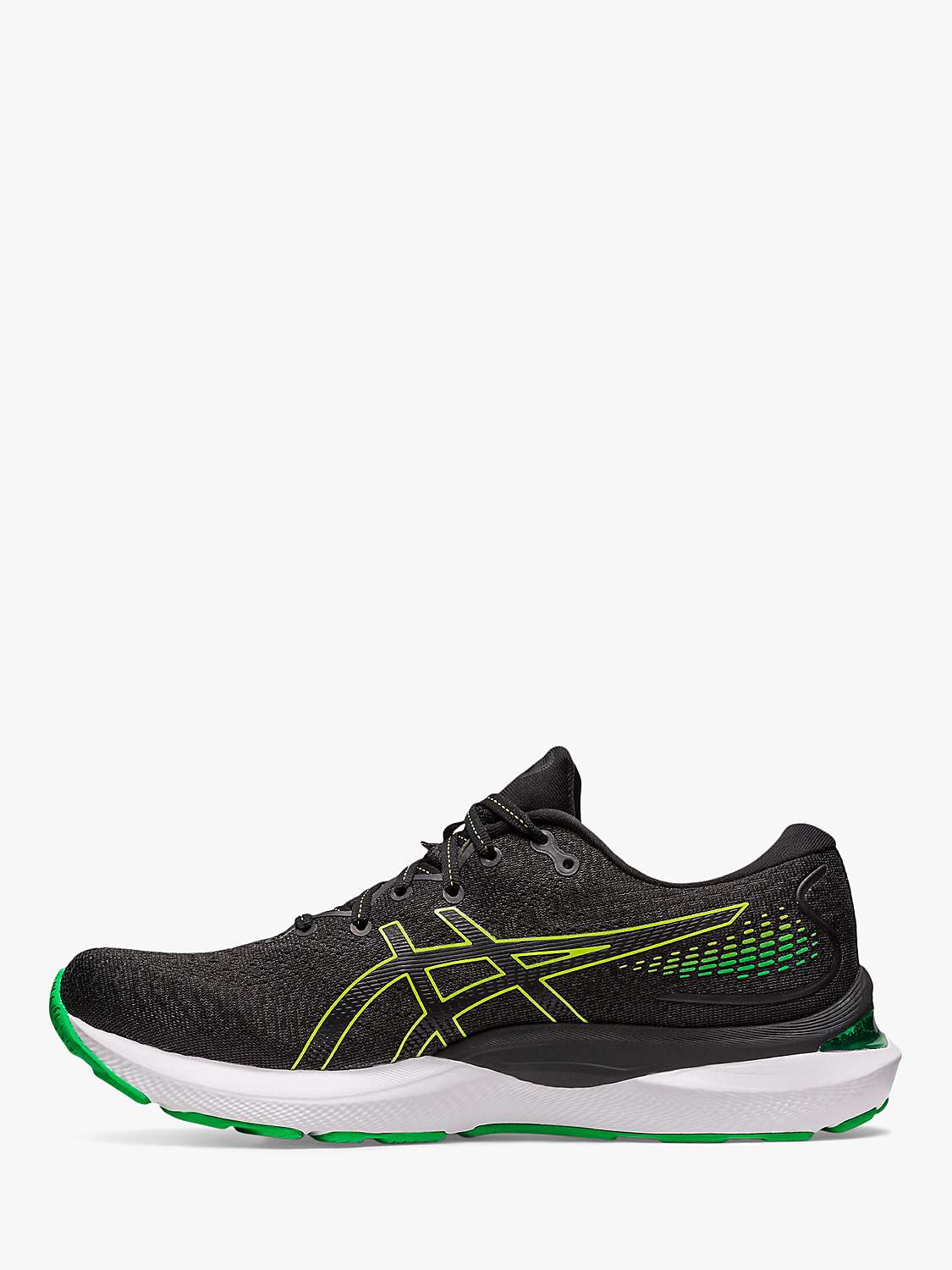 ASICS GEL-CUMULUS 24 Men's Running Shoes, Black/Lime Zest at John Lewis &  Partners