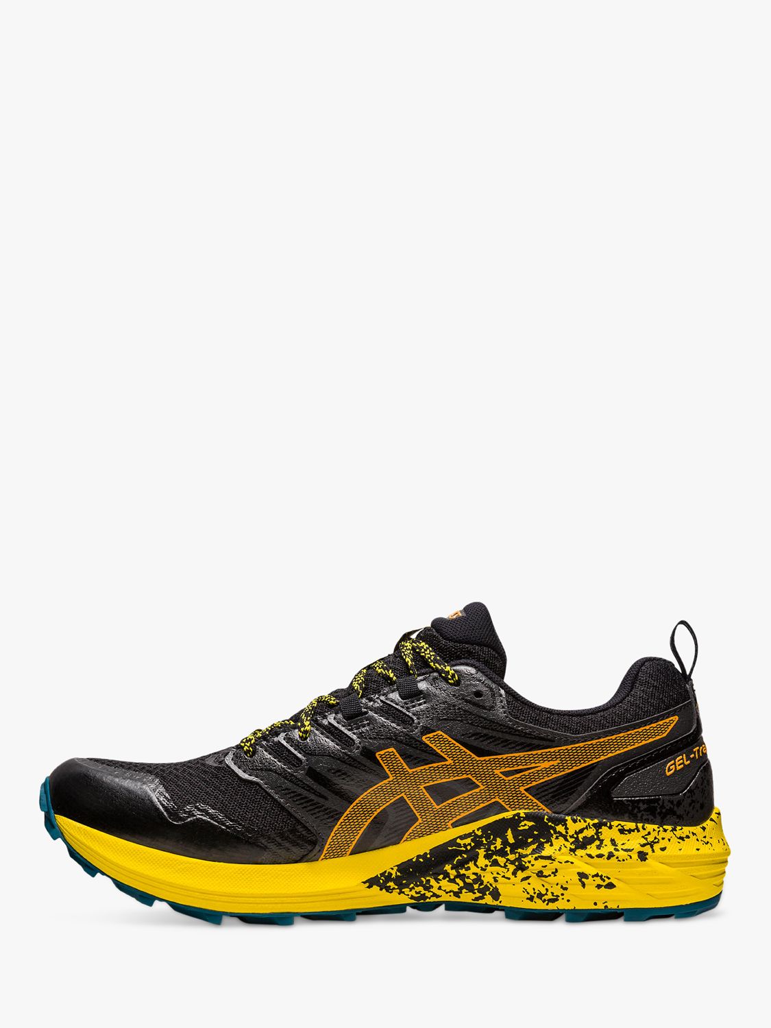 ASICS GEL-TRABUCO™ TERRA Men's Running Shoes, Black/Sandstorm at John Lewis  & Partners