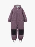 Polarn O. Pyret Kids' Plain Lined Windproof Waterproof Lined Overalls, Purple