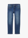 Polarn O. Pyret Kids' GOTS Organic Cotton Slim Jeans, Blue