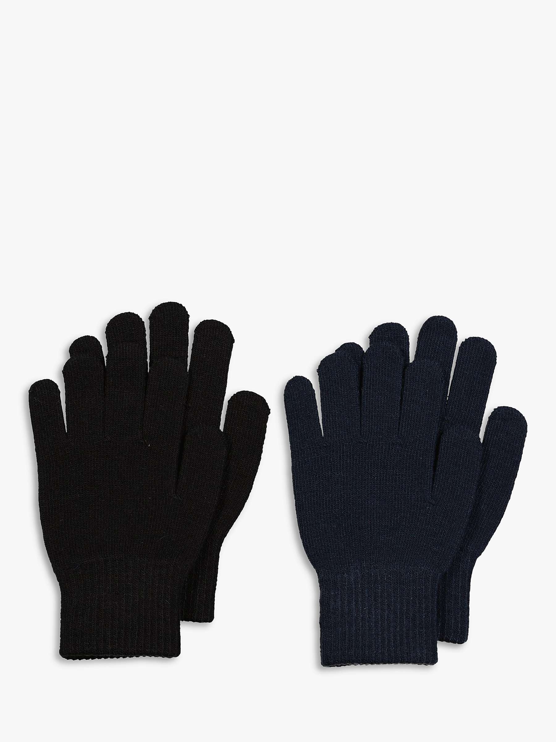 Buy Polarn O. Pyret Kids' Magic Gloves, Pack of 2, Black Online at johnlewis.com