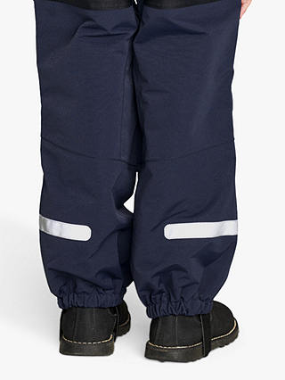 Polarn O. Pyret Kids' Waterproof Shell Trousers, Blue