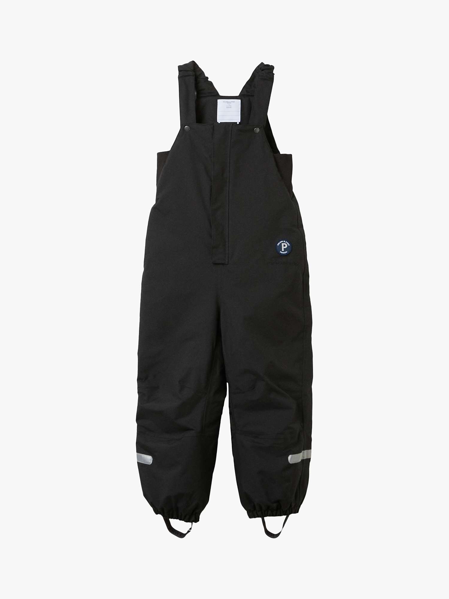 Buy Polarn O. Pyret Kids' Padded Waterproof Winter Trousers, Black Online at johnlewis.com