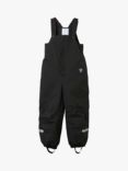 Polarn O. Pyret Kids' Padded Waterproof Winter Trousers, Black