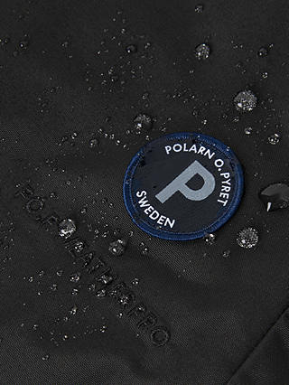 Polarn O. Pyret Kids' Padded Waterproof Winter Trousers, Black