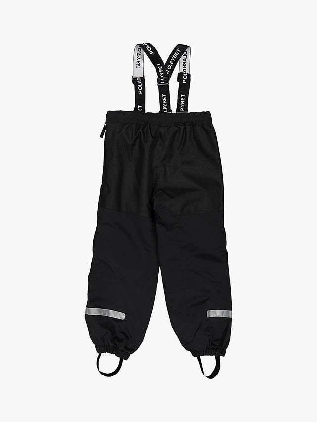 Polarn O. Pyret Kids' Waterproof Shell Trousers, Black