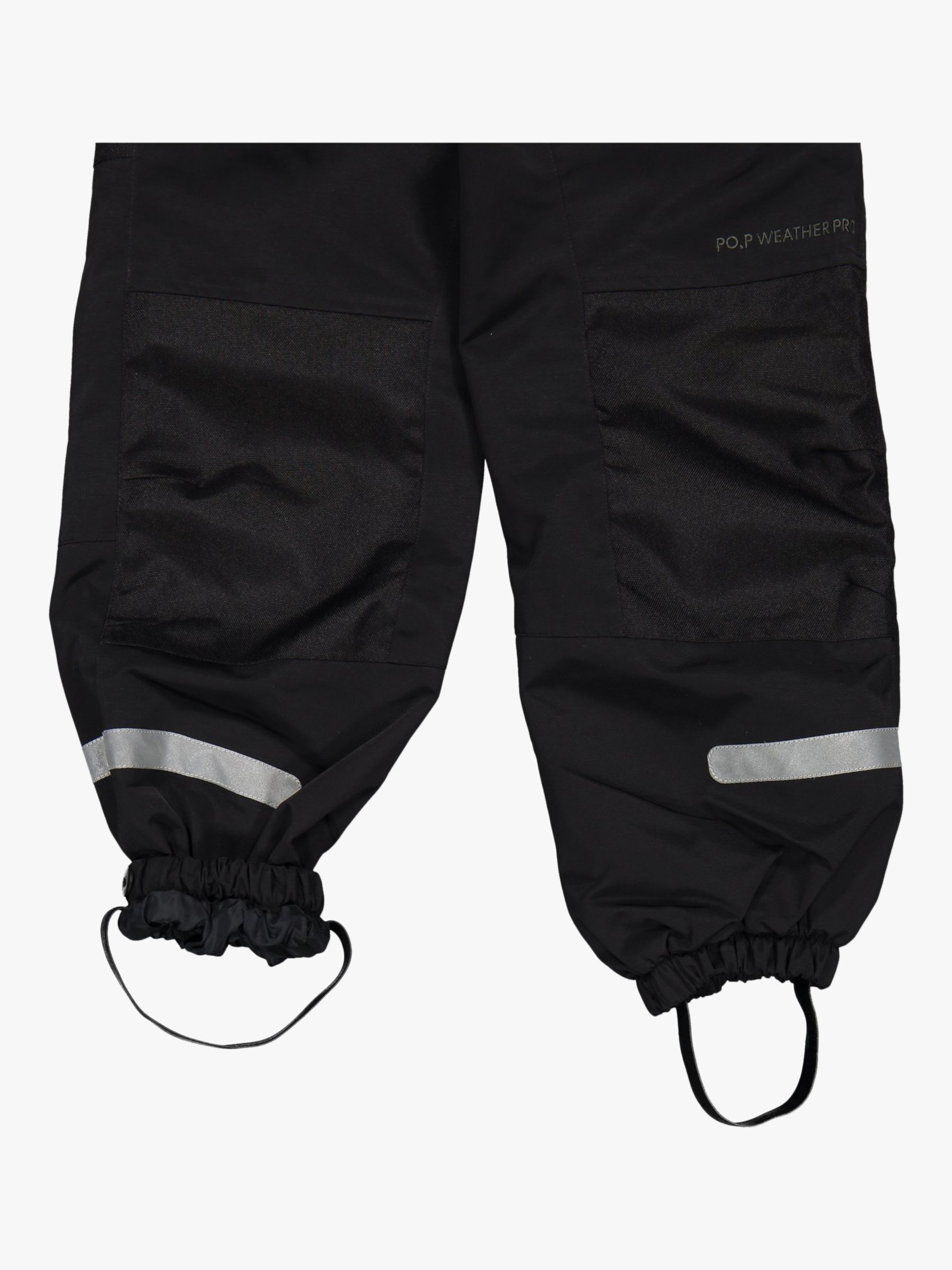 Polarn O. Pyret Kids' Waterproof Shell Trousers, Black, 2-3 years