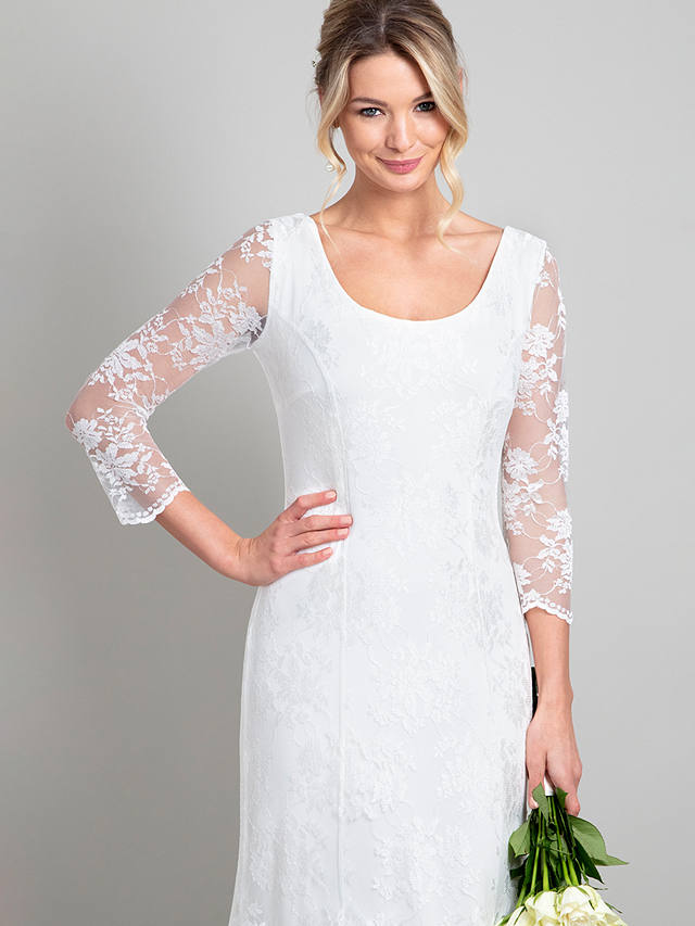 Alie Street Maria Floor Length Wedding Gown, Ivory