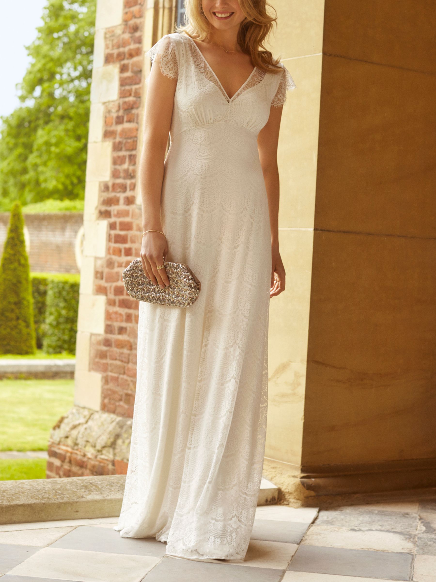 Buy Alie Street Isobel Wedding Gown, Ivory Online at johnlewis.com