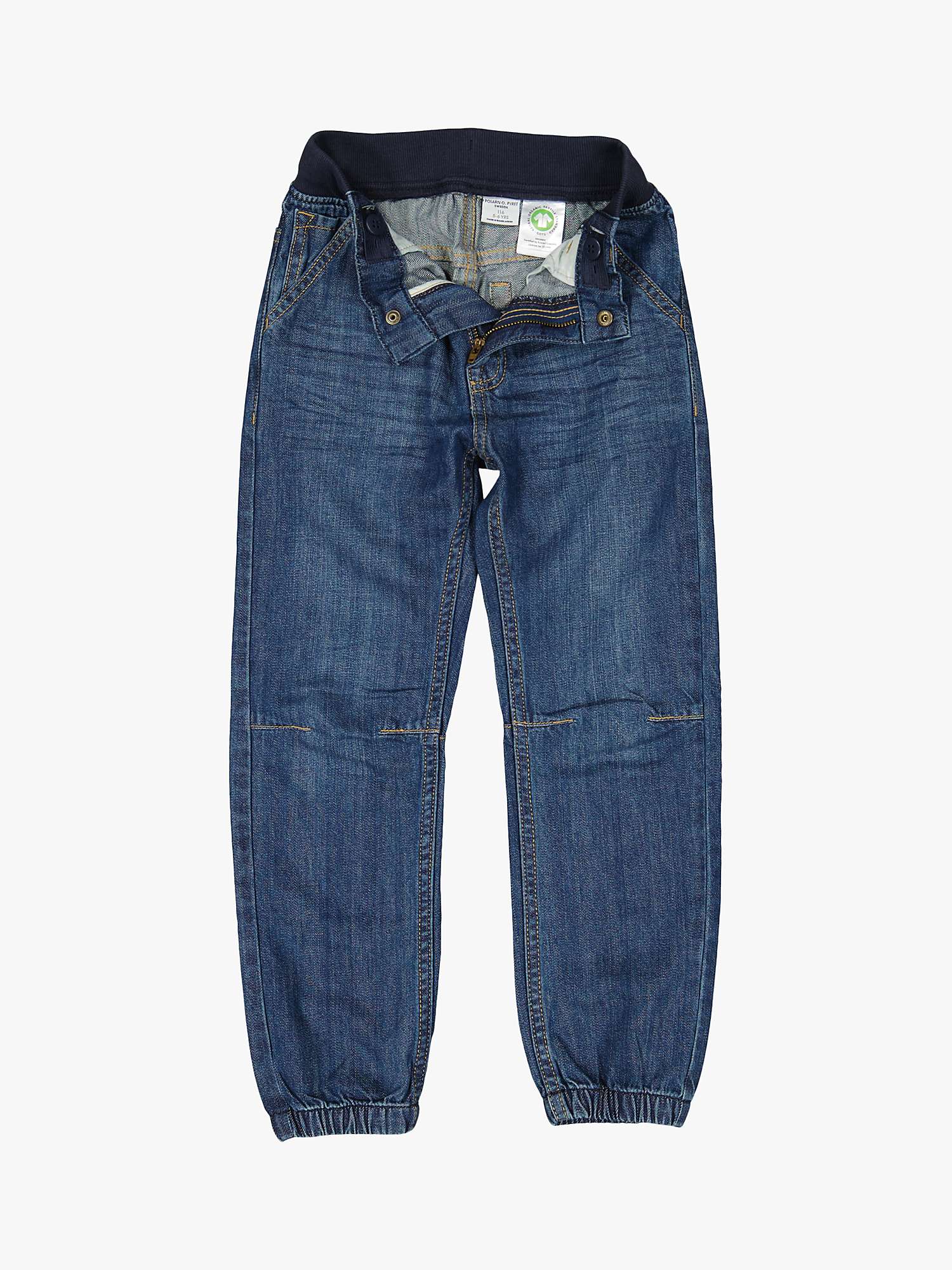 Buy Polarn O. Pyret Baby Loose Jogger Denim Jeans, Blue Online at johnlewis.com