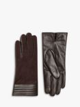 Unmade Copenhagen Cici Leather Gloves, Dark Brown