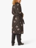 Noa Noa Marit Floral Quilted Coat, Brown