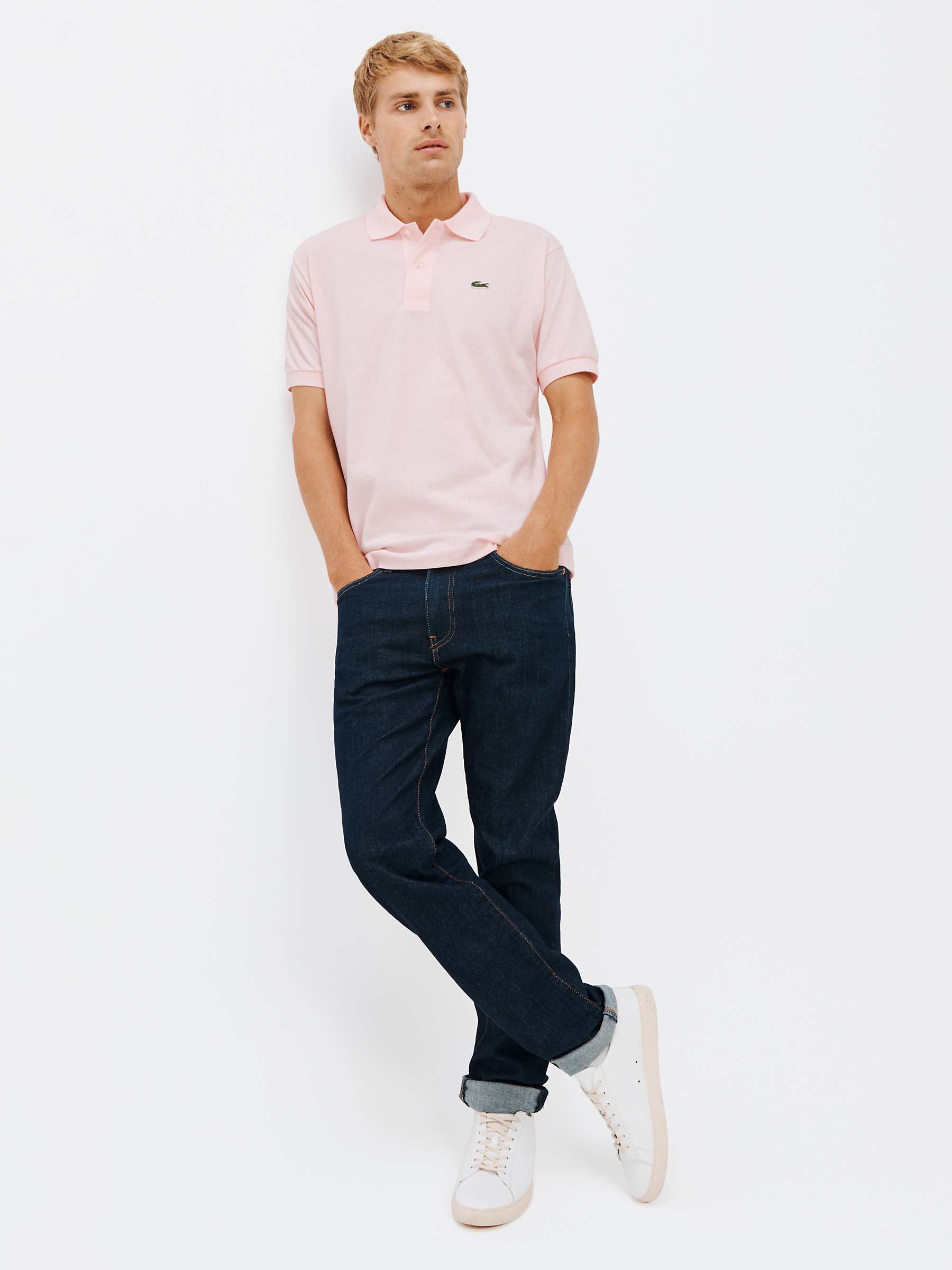 Buy Lacoste Regular Fit Logo Polo Shirt Online at johnlewis.com