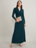 Phase Eight Shanelle Maxi Dress, Peacock Green