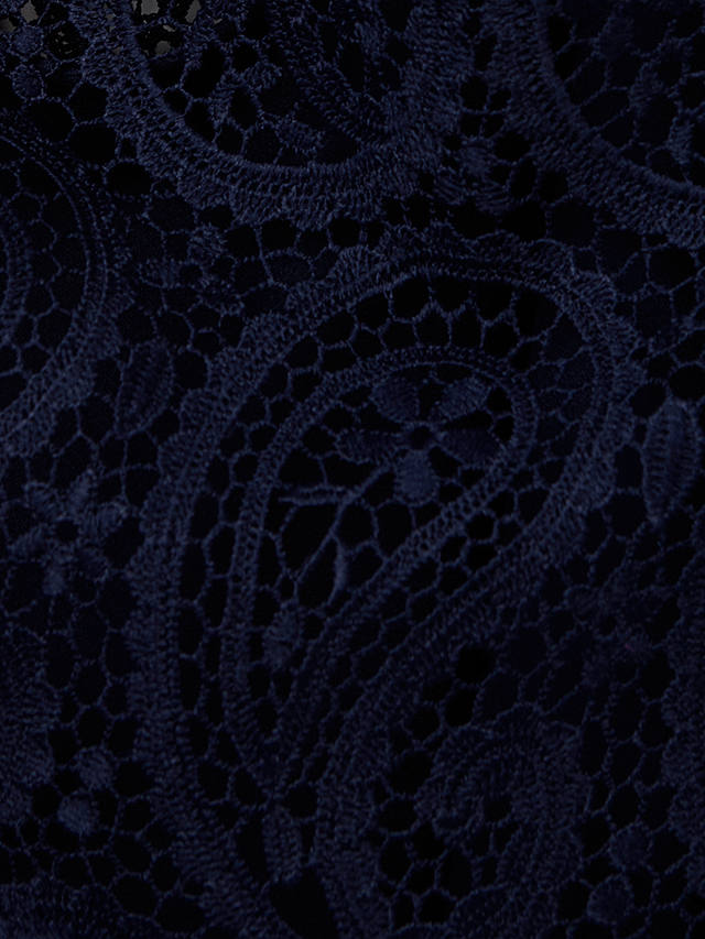Phase Eight Verity Lace Dress, Navy at John Lewis & Partners