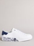Ted Baker Vemmy Low Top Leather Trainers, White