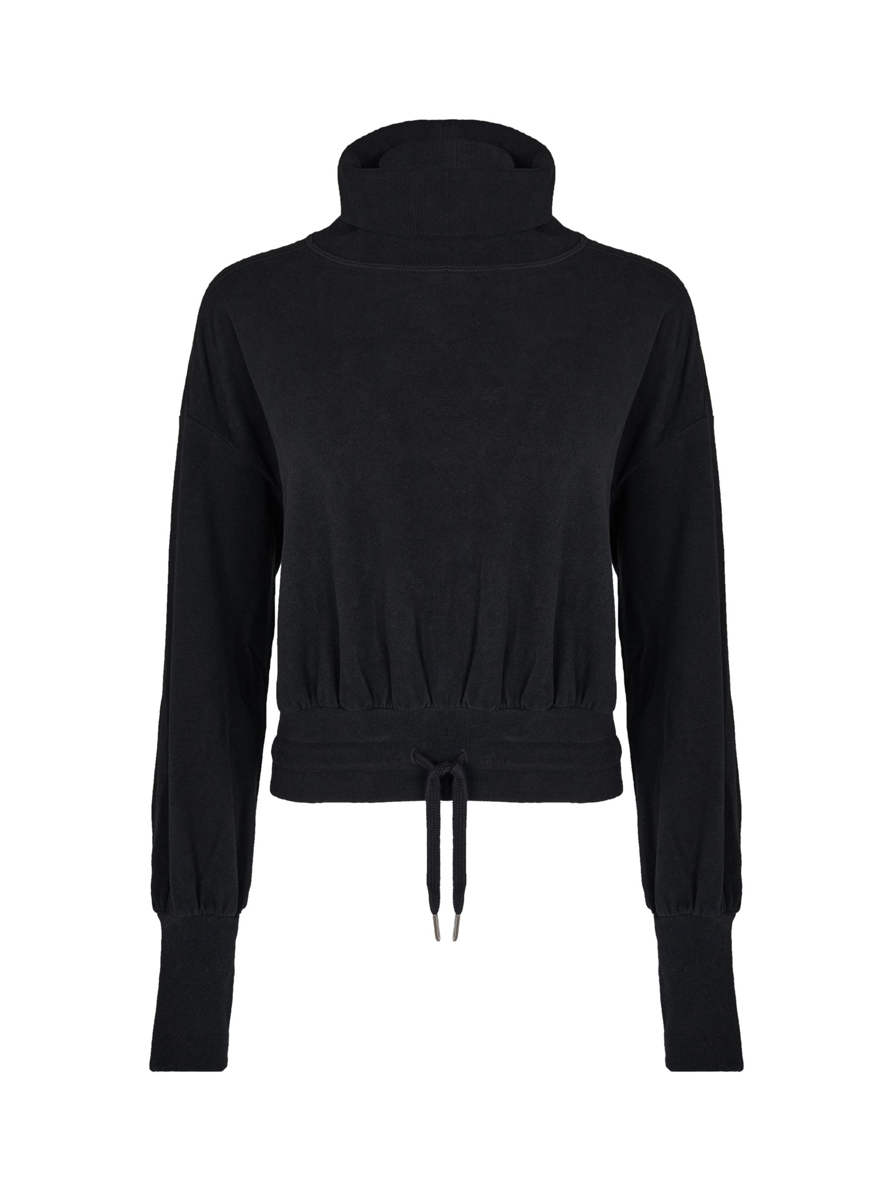 Sweaty Betty Melody Luxe Fleece Jumper, Black