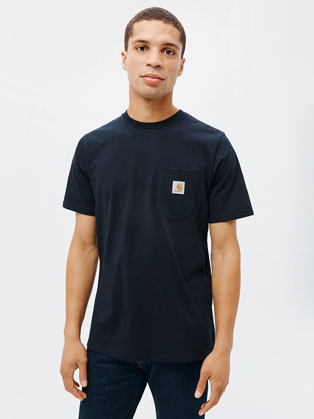 Carhartt WIP Short Sleeve Pocket T-Shirt, Dark Navy