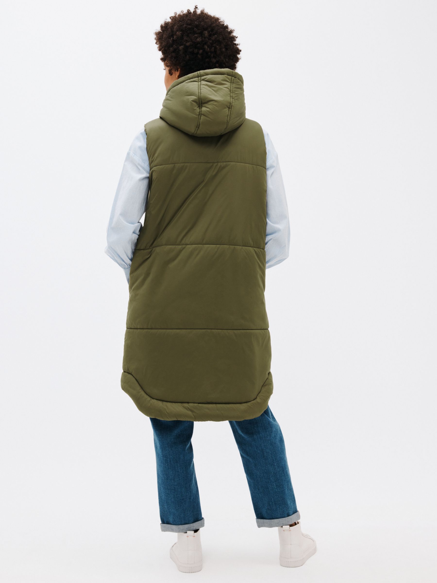 ASOS DESIGN puffer quilted vest in brown