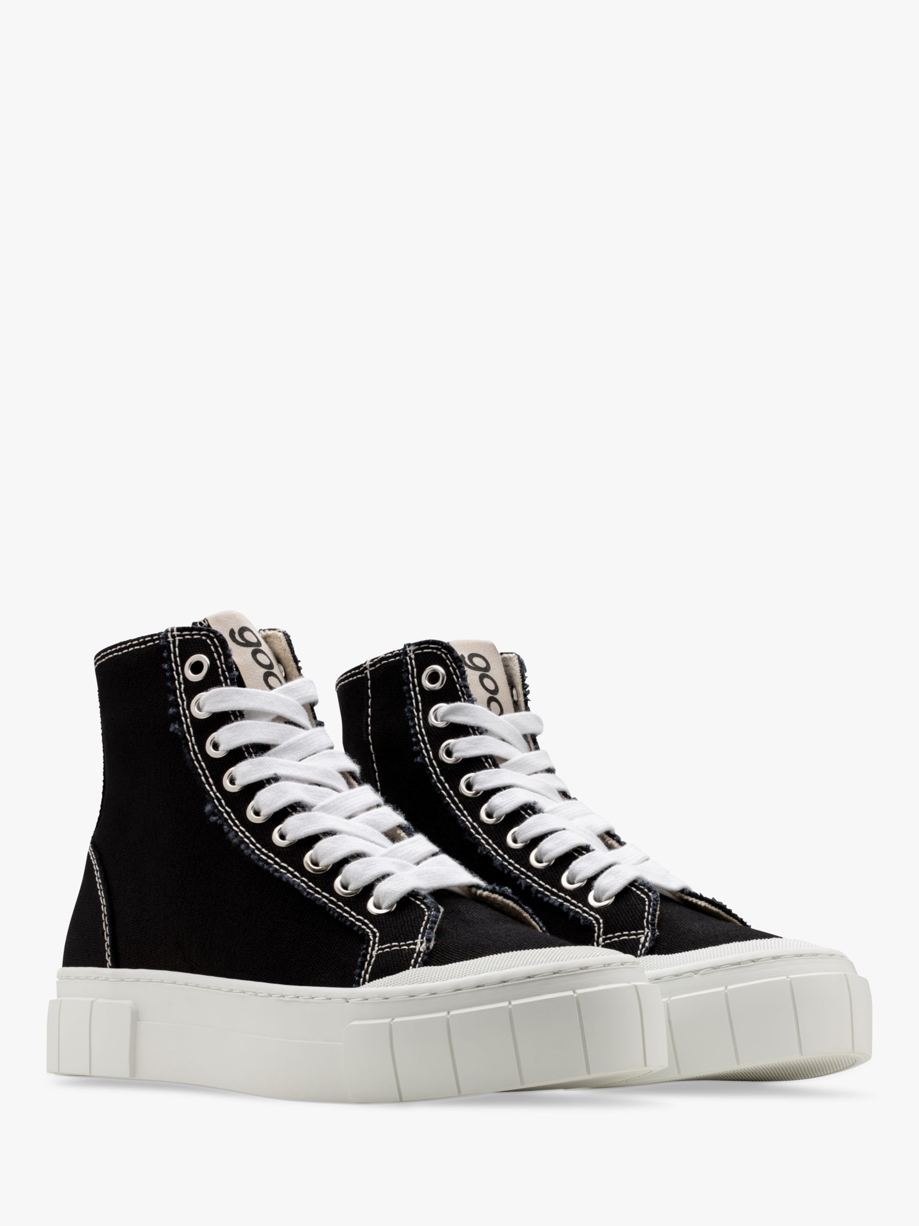 Good News Juice Hi Top Trainers, Black at John Lewis & Partners