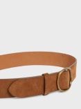 Gerard Darel Paloma Round Buckle Suede Belt