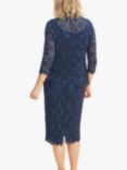 Gina Bacconi Kayla Lace Midi Dress and Jacket, Navy