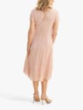 Gina Bacconi Maribel Lace Midi Dress, Rose Pink