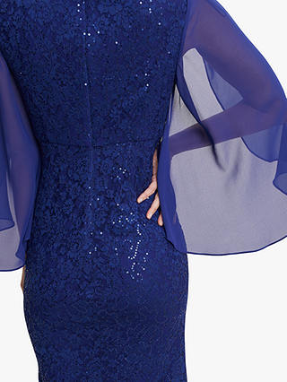 Gina Bacconi Claudine Sequin Maxi Dress, Royal