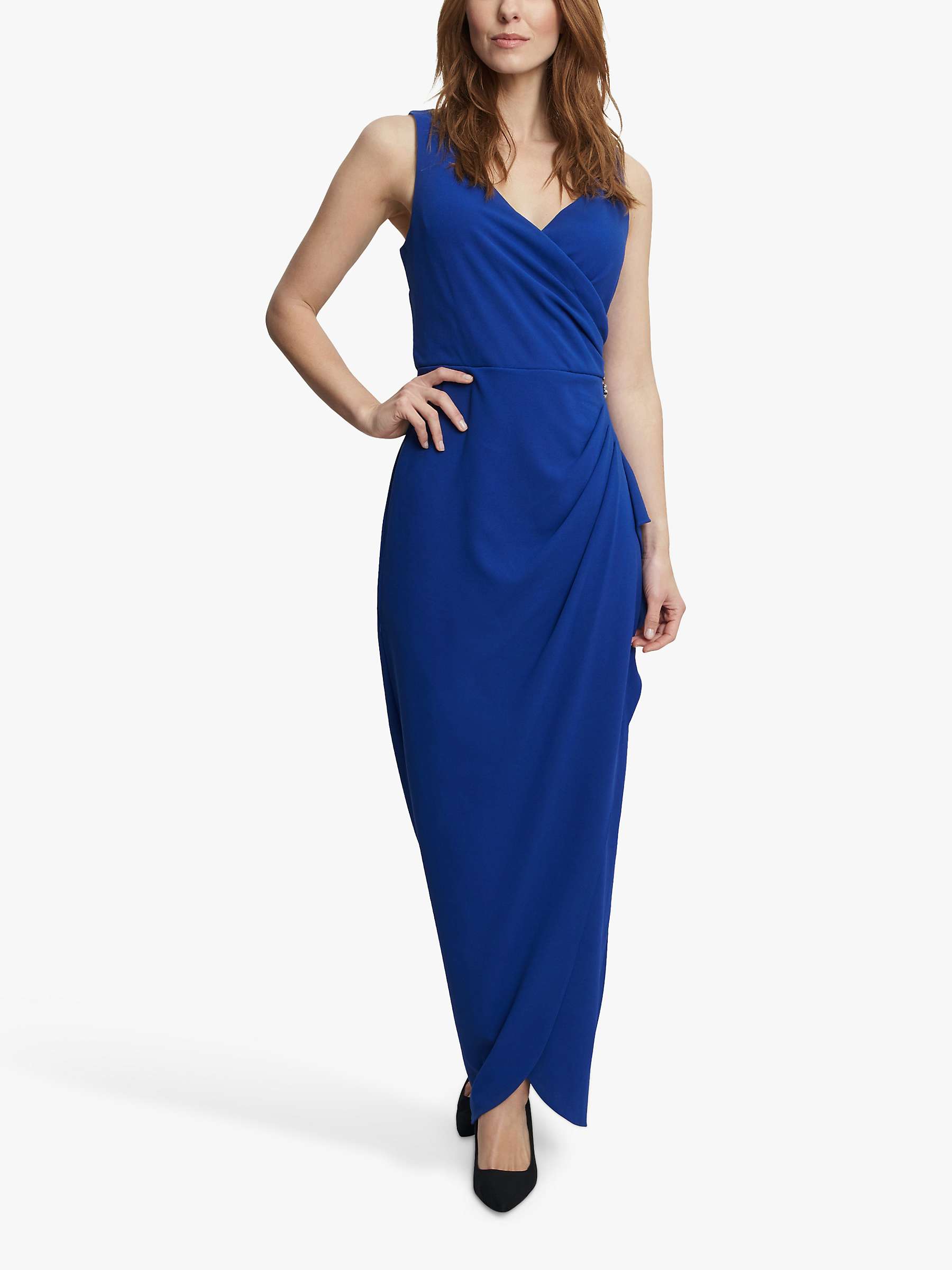 Buy Gina Bacconi Neena V Neck Tulip Hem Maxi Dress Online at johnlewis.com