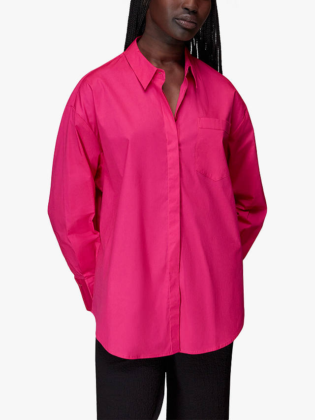 Whistles Oversized Shirt, Pink