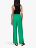 Whistles Nicola Elasticated Waist Trousers, Green