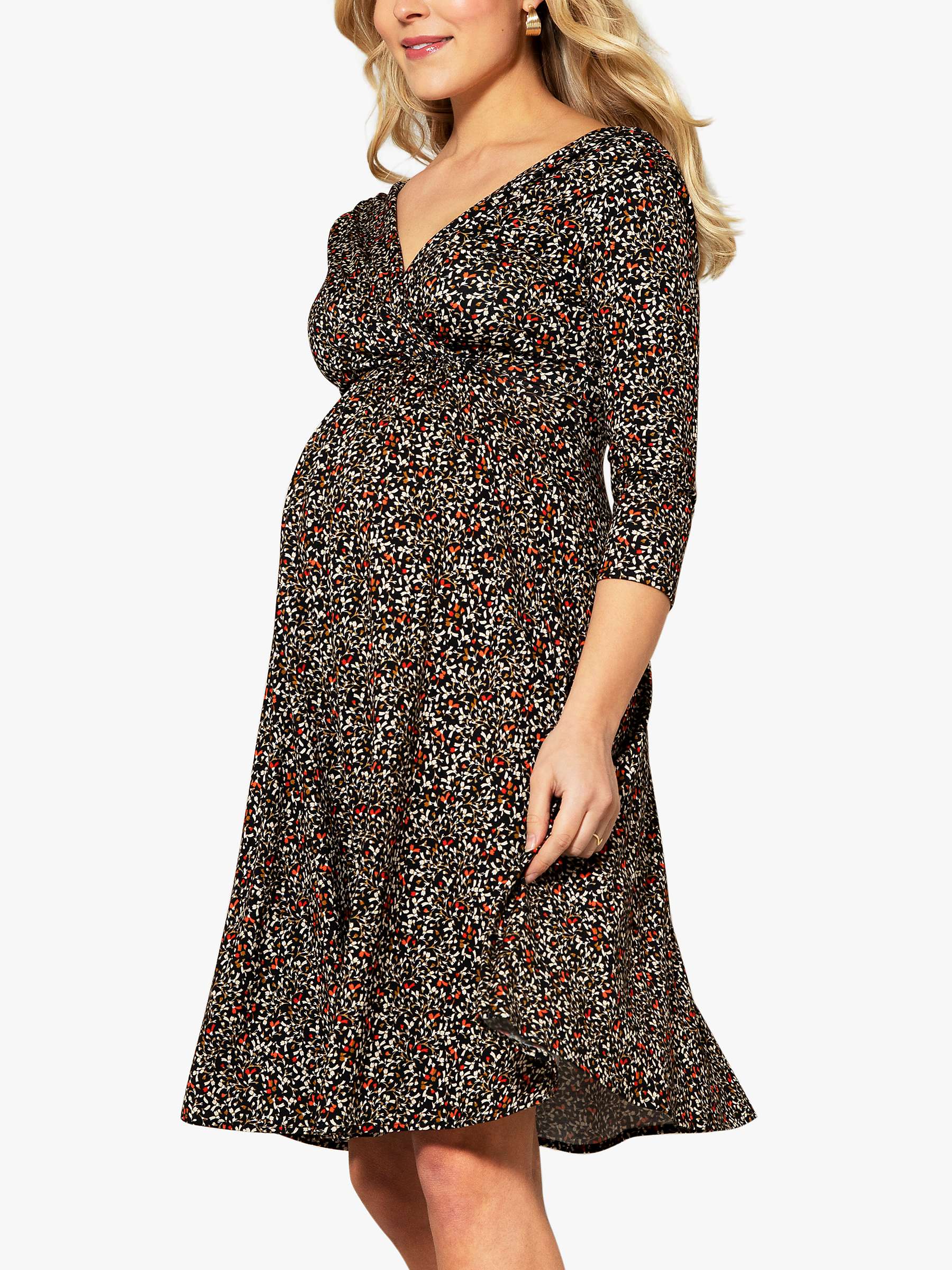 Buy Tiffany Rose Willow Maternity Knee Length Dress, Cocoa Orange Online at johnlewis.com