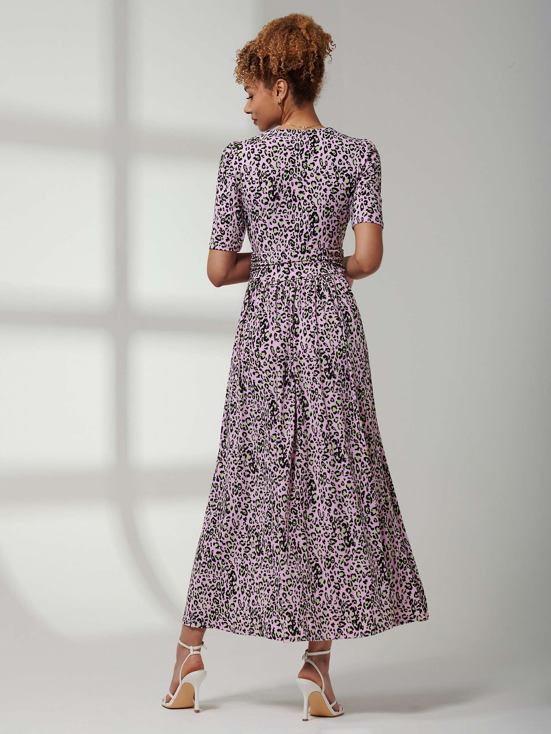 Buy Jolie Moi Kendall Wrap Front Leopard Maxi Dress Online at johnlewis.com